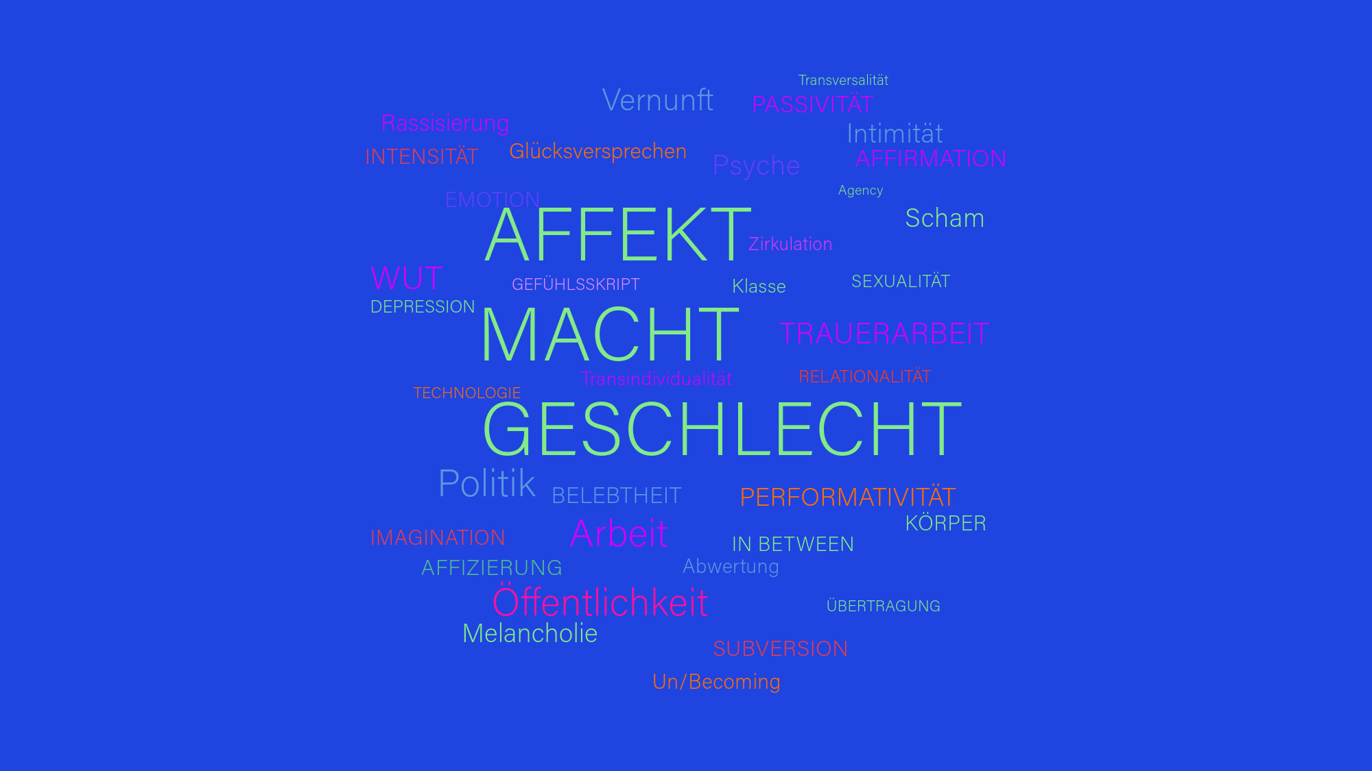 Course Image Affekt, Macht und Geschlecht. Eine Einführung in feministische Affekttheorien - SoSe 2025