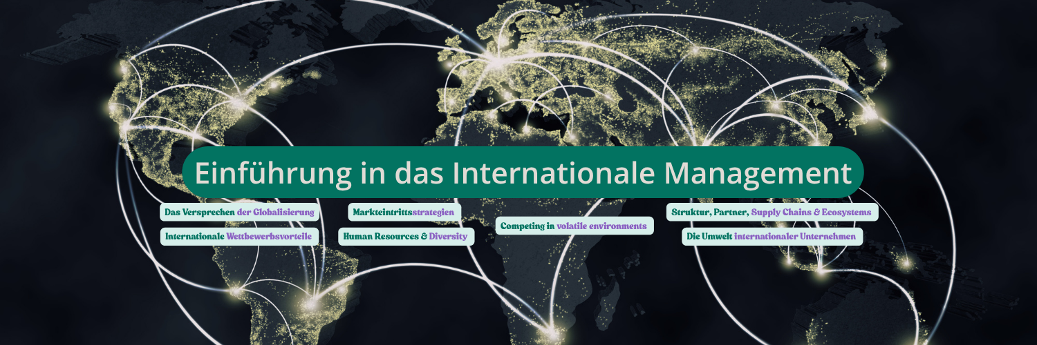 Course Image Internationales Management - Wintersemester 2026/2027