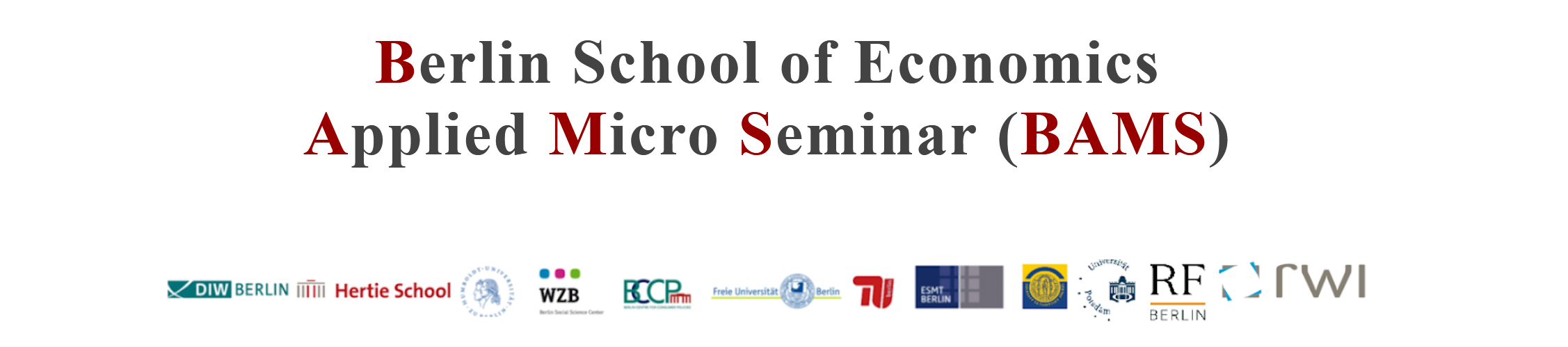 Course Image Wissenschaft Live - Berlin Applied Microeconomics Seminar - Wintersemester 2026/2027