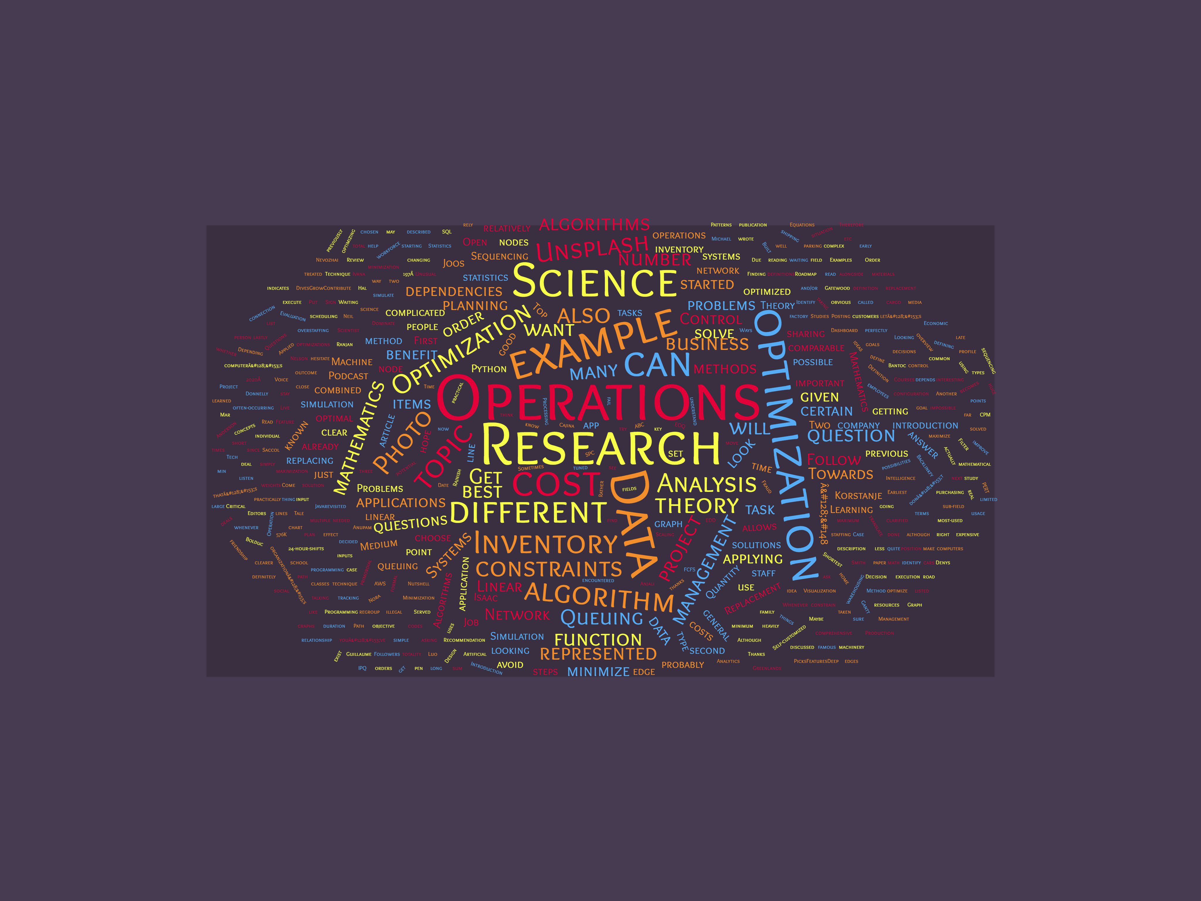 Course Image Introduction to Operations Research (in English) - WiSe 2024/2025 - 6791